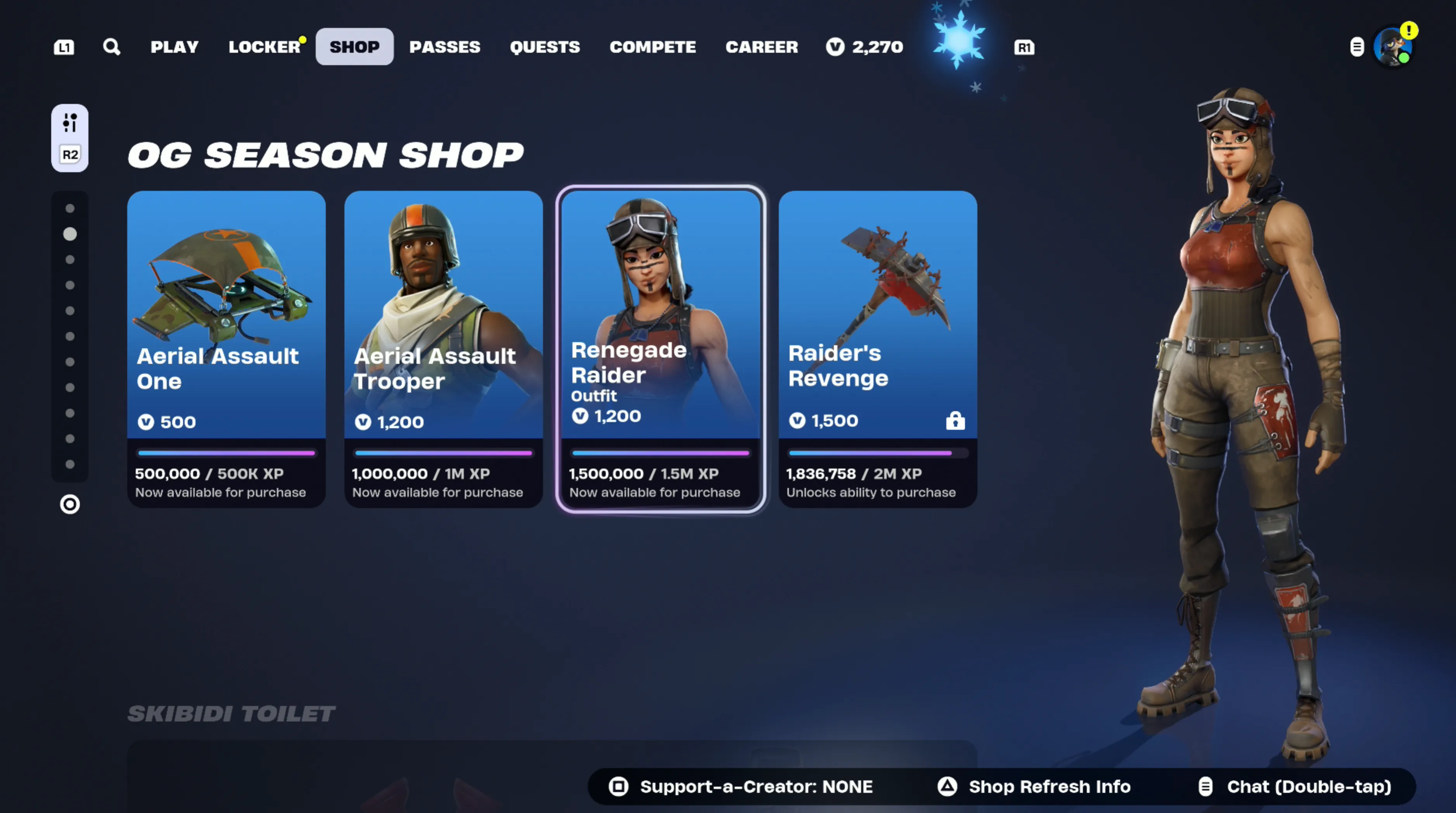 Renegade Raider fortnite skin